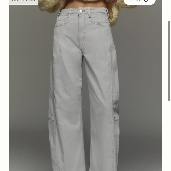 The Kenna Mid-Rise Heritage Barrel Jeans by Pilcro - Picture 2 of 5